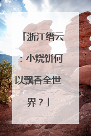 浙江缙云：小烧饼何以飘香全世界？